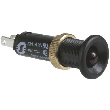 Luz piloto  ø8 - ip40 - rojo - led sobresaliente incluido - 24v - rápidoon