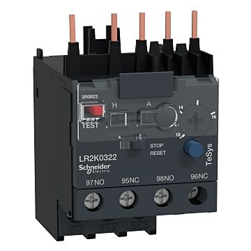 Relé térmico - tesys lr2k – 3p 12...16a - classe 10a