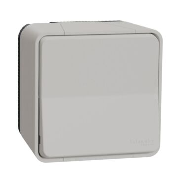 Mureva styl - interruptor bipolar estanco completo - superficie - ip55 - blanco