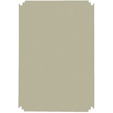 Placa de montaje aislante de poliéster para armario pla al 500 x an 500 mm