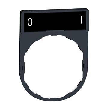 Harmony xb4 - porta etiqueta c/etiqueta  o-i