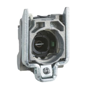 Bloque de luz con cuerpo/collar de fijación, metal, azul, para bombilla ba9s, <= 250 v, 1 no