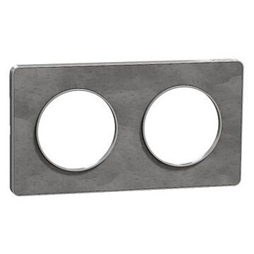 Marco touch alu 2 elem piedra ardosia