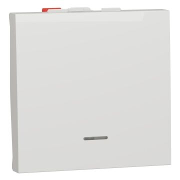New unica pulsador 2 mod led localizacion polar