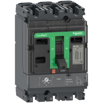 Interruptor automatico compact nsx160n 50ka ac 3p3r 125a tmd