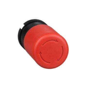 Harmony xac - rojo ø30 parada de emergencia, interruptor apagando el gatillo de la cabeza y asegurando la liberación de la vuelta.