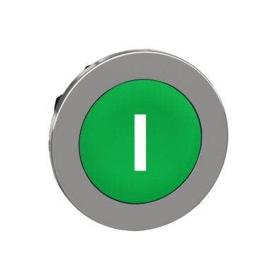 Cabeza pulsador flush verde con marcaje t