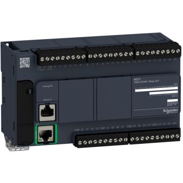 Controlador modicon m221 con ethernet 40 es de tipo relé