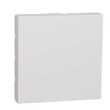 New unica tapa ciega 2 mod. blanco polar