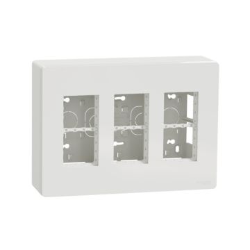 New unica system+ - puesto de trabajo - 3 columnas - superficie - polar