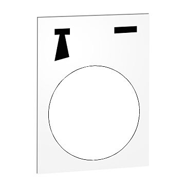 Etiqueta - 30 x 40 mm - blanco - iniciar alarma