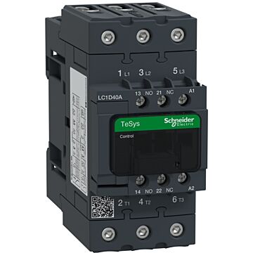 Contactor tesys d - 3p(3 na) - ac-3 - <= 440 v 40 a - 230 v ca 50/60 hz bobina