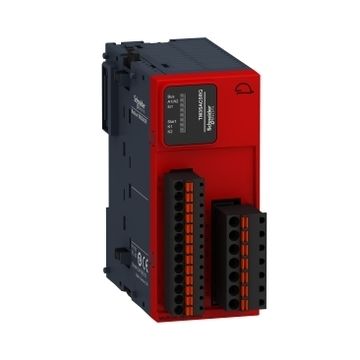 Modicon tm3 - módulo de seguridad 1 función, cat 3 pl d/sil cl2 (resorte) 24 vcc