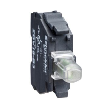 Bloque luminoso, harmony xb4, harmony xb5, blanco intermitente, para cabeza de led universal de 22mm, bornes de tornillo, 24v