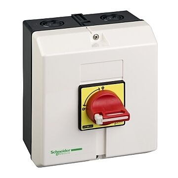 Tesys vario encerrado, interruptor seccionador de emergencia, 50 a, ip65