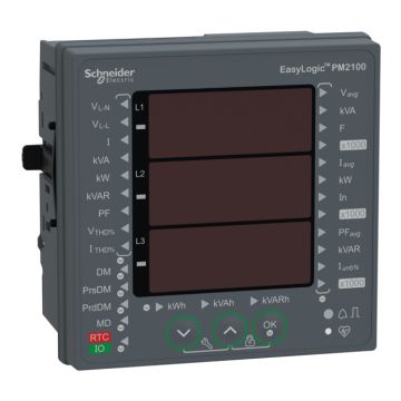 Medidor de potencia y energía armónico total 7s pulso clase 1 easylogic pm2110