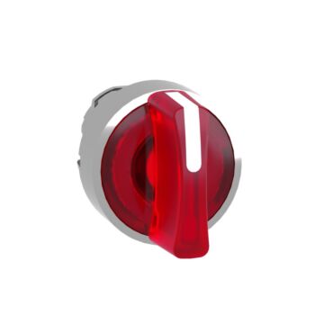 Cabeza selector luminoso  3 posiciones   rojo