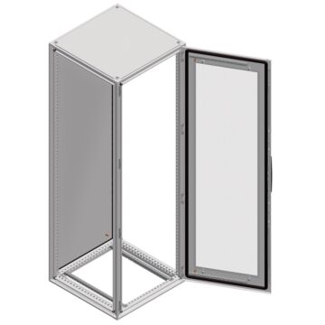 Gabinete sf con placa de montaje con puerta transparente - 2000 x 1000 x 500mm