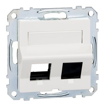 Salida conectores rj45 keystone marfil