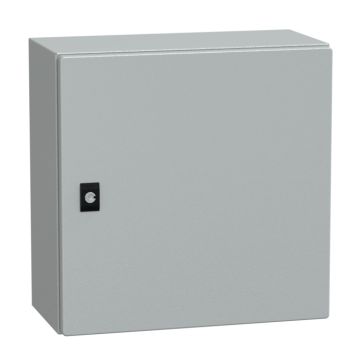 Spacial crn con puerta ciega sin placa de montaje  alt400xanch400xprof200; ip66; ik10; ral7035
