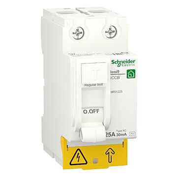 Interruptor diferencial; resi9; 2p; 25 a; 30 ma; ac