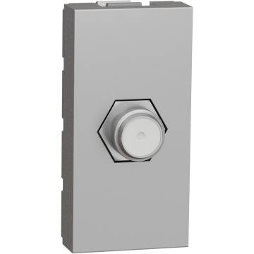New unica toma tv/sat tipo f 1 mod. aluminio