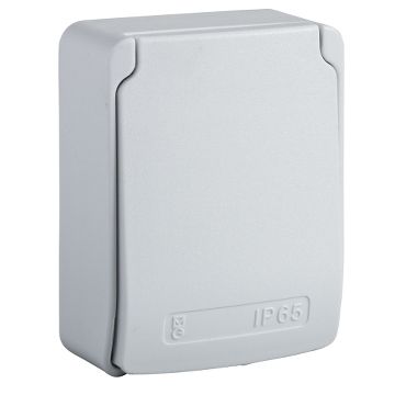Rj 45 support 65 x 85 - with 2 adapters rj45 infra+ - ip65