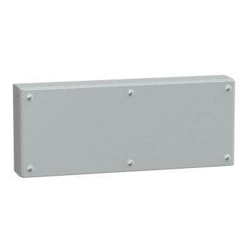 Metal industrial box plain door h200xw500xd80 ip66 ik10 ral 7035