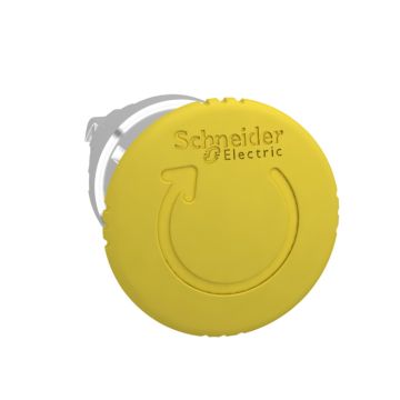 Cabeza seta 40mm. emergencia amarillo