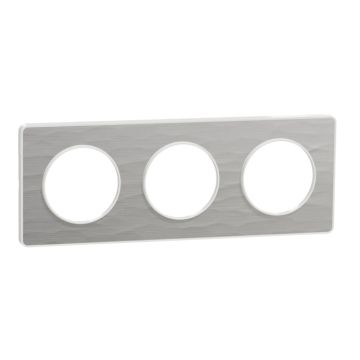 Marco touch con 3 elementos aluminio martele