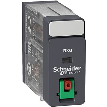 Interface plug-in relay - zelio rxg - 2 c/o sty ard - 230v ac - 5a - with ltb