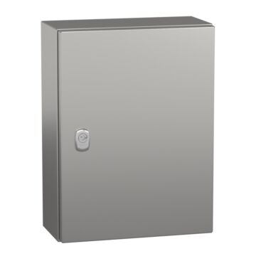 Spacial s3x inoxidable 304l, acabado scotch brite®, h400xa300xp150 mm.