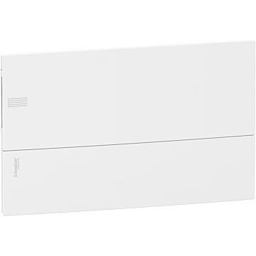 Resi9 mp - caja de distribución - empotrar - 1 fila - 18 mód.- puerta blanca