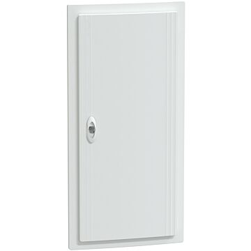 Envolvente modular, prismaset xs, 4 filas de 13 módulos , empotrar, puerta blanca