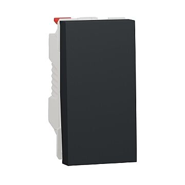 New unica, conmutador, 10ax, 1 módulo, conexión rápida, ip4x, antracita