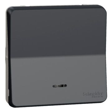 Mureva styl, mecanismo, 1 polo, 2 vías, electromecánico, 10ax, led, ip55, gris