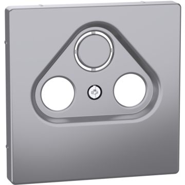 Caratula toma r-tv/sat d-life aluminio
