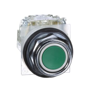 Pulsador rasante nanc verde