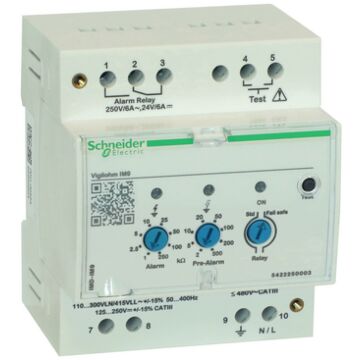 Im9 - vigilohm - controlador de aislamiento permanente - 110-415vca