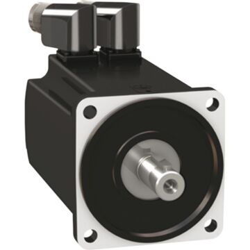 Servo motor bmh - iec 100 mm - 8,4 nm - 6000 rpm -eje liso -sin freno -doble conector acodado orientable -encoder abs st 16b sincos -ip54