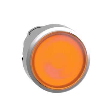 Cabeza  pulsador  luminoso rasante retorno amar led