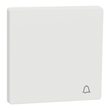 Tecla simbolo timbre blanco mate