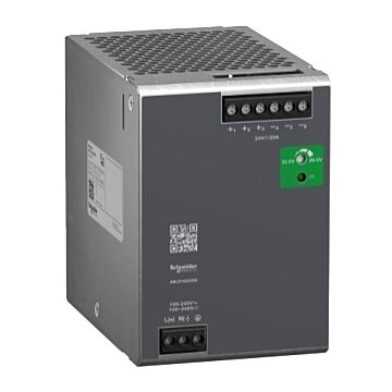 Fuente de alimentación regulada, 100-240v ac, 24v 20 a, monofásica, optimizada