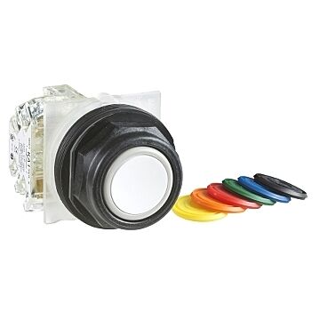 Pulsador 600vac 10amp 30mm sk +options