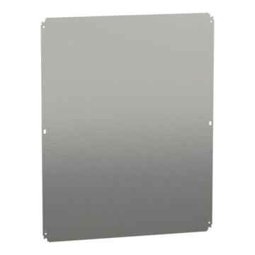 Placa de montaje metálica plana alt1000xanch800mm de acero galvanizado. dimensión reversible.