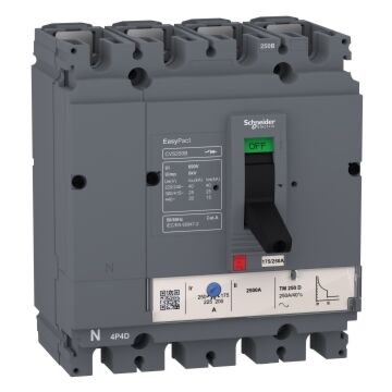 Easypact cvs - interruptor automático cvs250b tm250d - 4p/4r