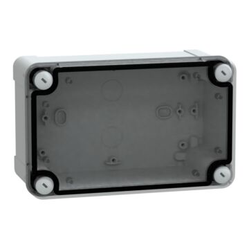 Pc box ip66 ik08 ral7035 int.h175w105d80 ext.h192w121d87 transp.cover h20