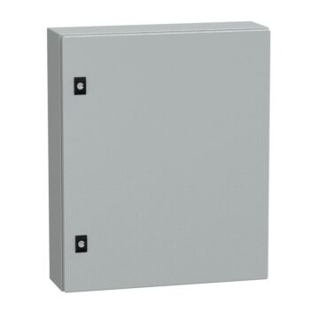 Spacial crn con puerta ciega sin placa de montaje alt600xanch500xprof150; ip66; ik10; ral7035