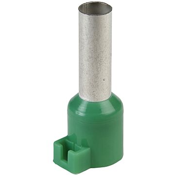 Ponteira simples p/ lingueta porta-ref. de encaixar – tm médio – 6 mm² - verde
