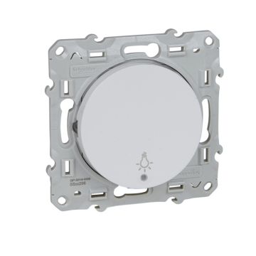 Pulsador 10a símbolo luz con led